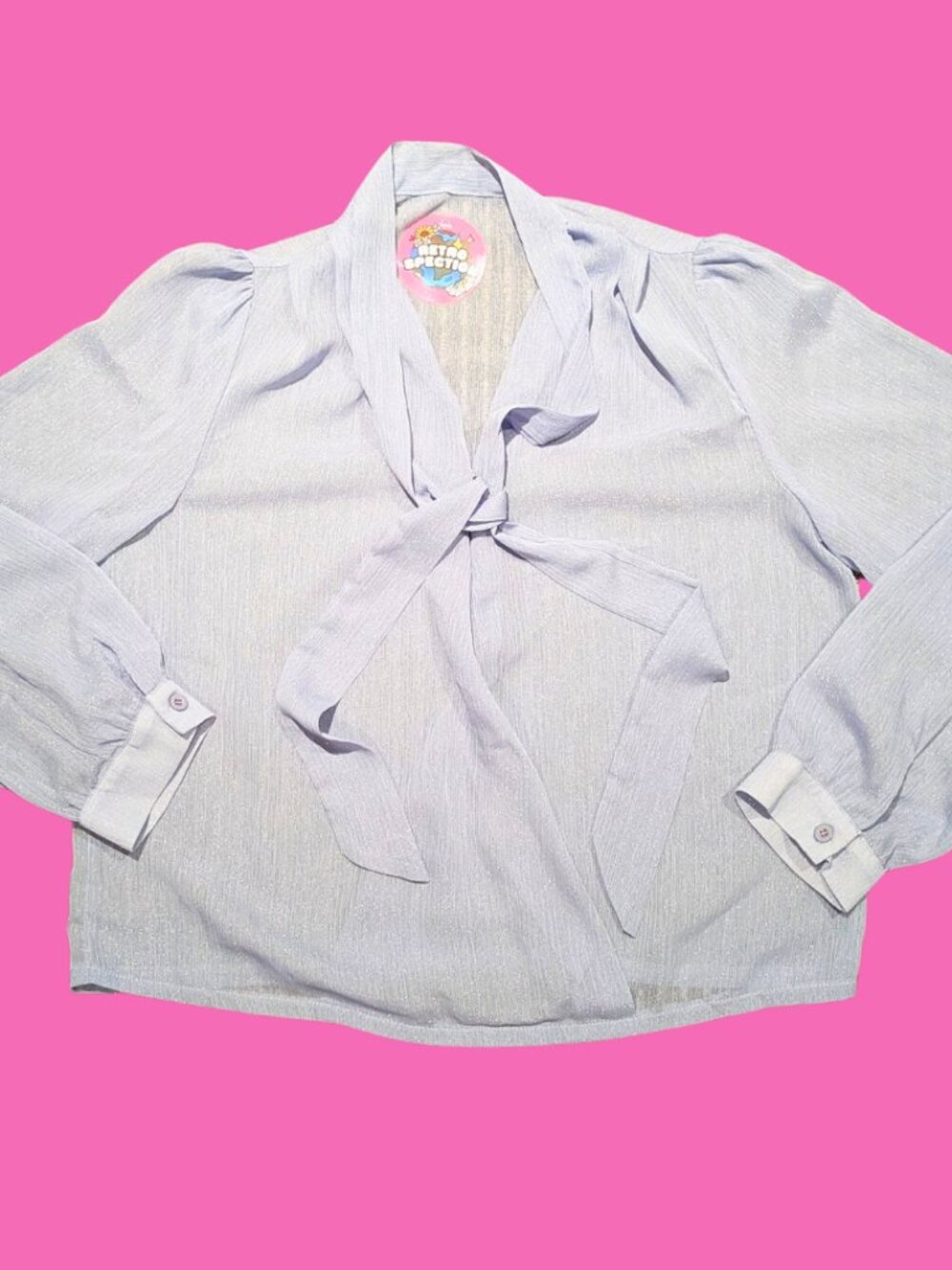 Dazy Light Purple Sparkling Blouse Size L